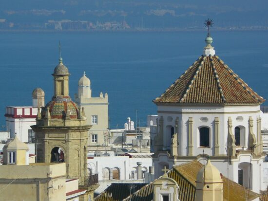 Rooftops of Cadiz Spain